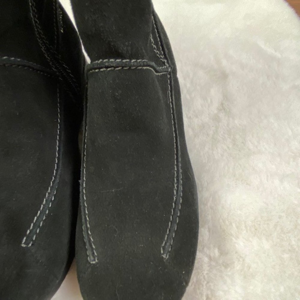 Studio Brilliant Women's Black Suede Faux Fur Trim Evonna WaterProof Boots‎ 7.5 - Picture 6 of 14